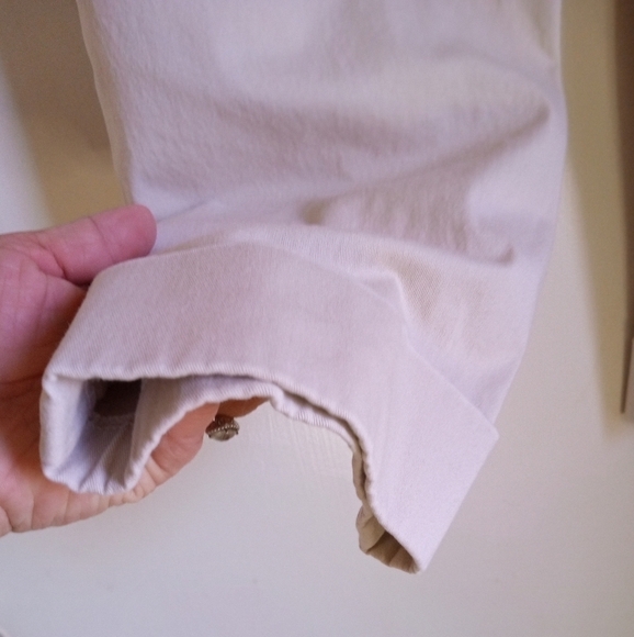 Rafaella cropped khaki cargo pants women size 10 - Picture 5 of 7